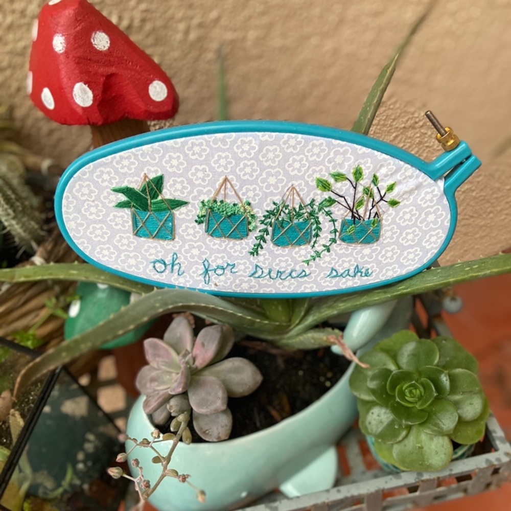 Plant Embroidery